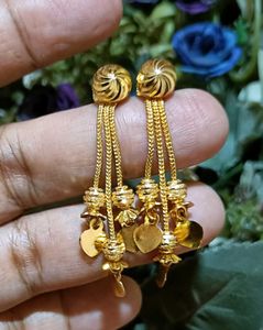 Gold Dangle Earrings