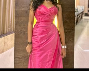 Rose Pink Corset Gown