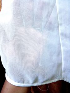 Transparent White Net Sleeves Kurti 🤍