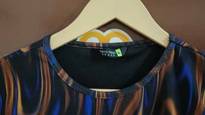 Brown Multicolour Dress