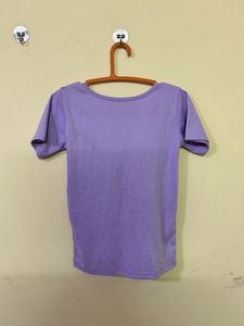 Purple Fitted Top