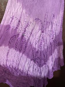 Purple Tie-Dye Dress