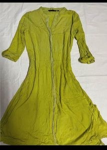 Chic Green Fit &amp; Flare Dress🪷