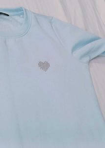 Livesmart Women Sky Blue Sweatshirt