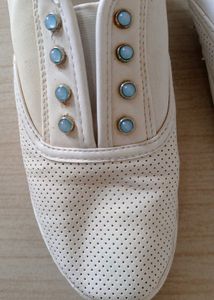 White Casual Shoes