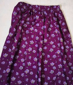 Long Floral Skirt