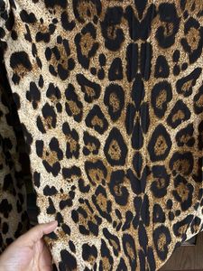 SHEIN Leopard Print Fitted Top