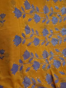 Light Classy Stone Work Saree