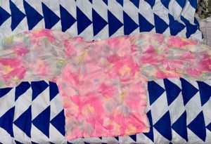 Floral Print Puff Sleeve Top