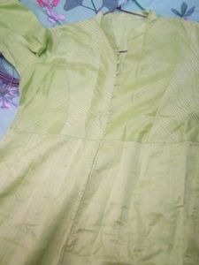 Lime Green Kurta Gown