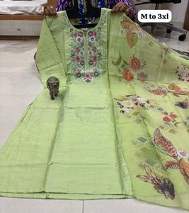 Elegant Green Kurta and dupatta