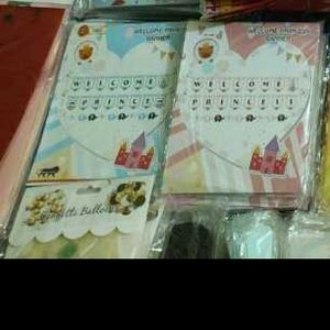 Welcome Prince And Princess Banner -1 Piece