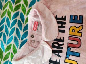 Babyhug Full Sleeve Top &amp;Pant Text Print