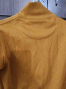 Zara Mustard Zip Up Jacket