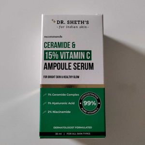 Dr Sheth's Ceramide & 15% Vitamin C Ampoule Serum