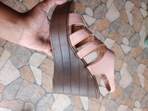 Nude Wedge Heels