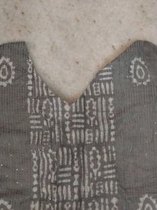 Gray Printed Salwar Suit