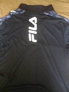 Fila Black Polo Shirt