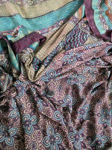 Pure Georgette Saree With Blouse