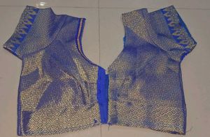 Blue pattu saree