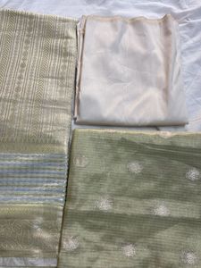 Cream Banarasi Suit