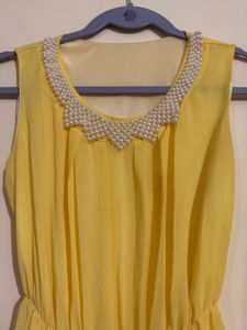 Yellow Sleeveless Dress
