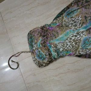 Animal Print Ethnic Skirt