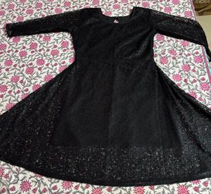 Elegant Black Lace Dress