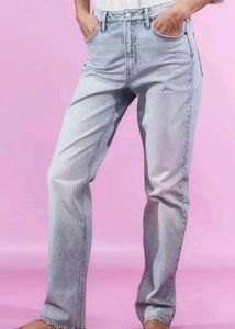 H&amp;M women slim stright high jeans