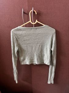 U2B Long Sleeve Crop Top