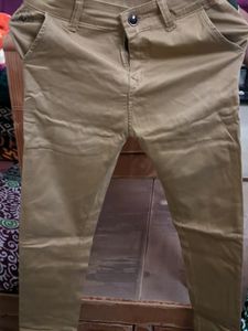New Brown Pant For Men Size -30