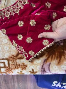 Maroon Embroidered Lehenga Choli