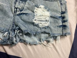 brandy melville distressed shorts