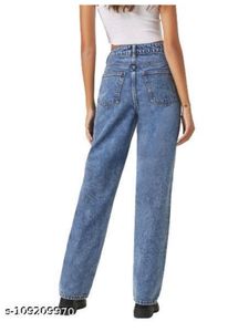 dark blue denim jeans for skinny girls loose fit
