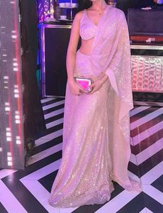 designer hot modern Sparkling Sequin Saree