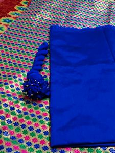 Vibrant Banarasi Silk Dress Material