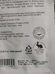 Mirabelle Sheet Mask with cream