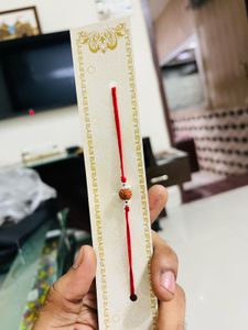 Pure Silver Rudraksh Rakhi