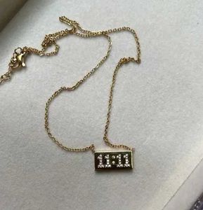 Zirconia Studed 11:11 Necklace Chain