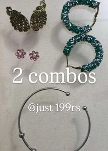 Earring & Bangle Set - 4 Pairs