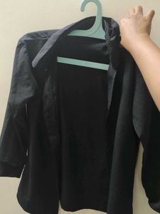 Women Black Formal Shirt