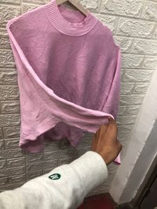 Pink Knit Pullover Sweater🌷🎗️