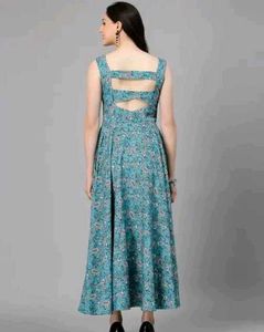 Chic Paisley Cutout Dress