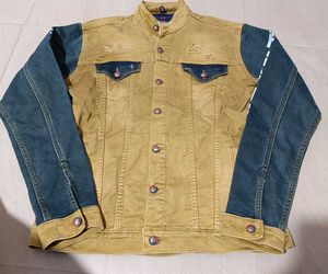 Stylish Two-Tone Denim Jacket