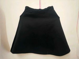 Black Mini Skirt (thick nylon cloth)