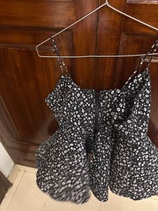 Floral Print Peplum Top