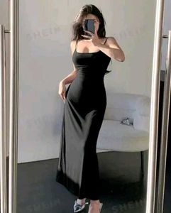 🔥 Black Maxi Slip Dress Cod 🔥