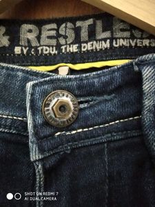 Dark Blue Slim Fit TDU jeans