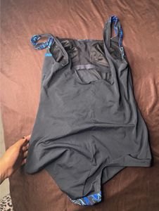 Bluee Patterned One Piece