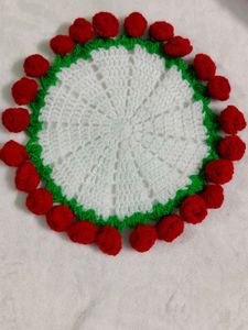 Crochet Rose Flower Blanket Bouquet